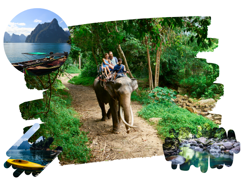 Khaosok Elephant care & Little Amazon